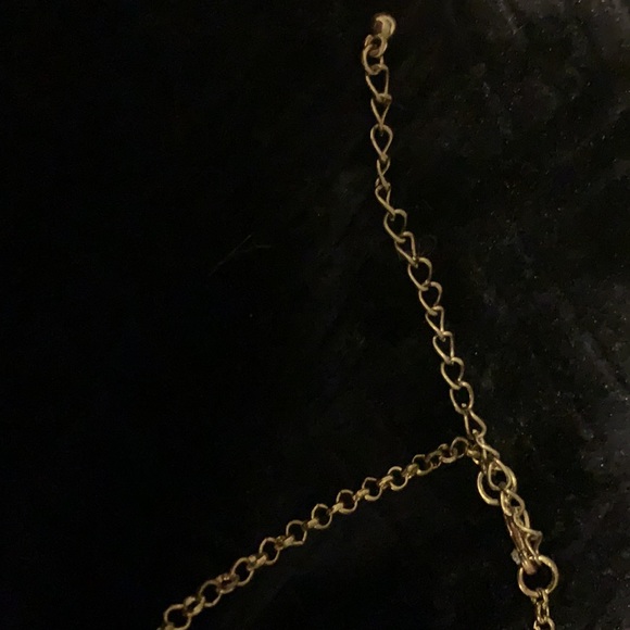 Iridescent amber statement necklace - Picture 4 of 5